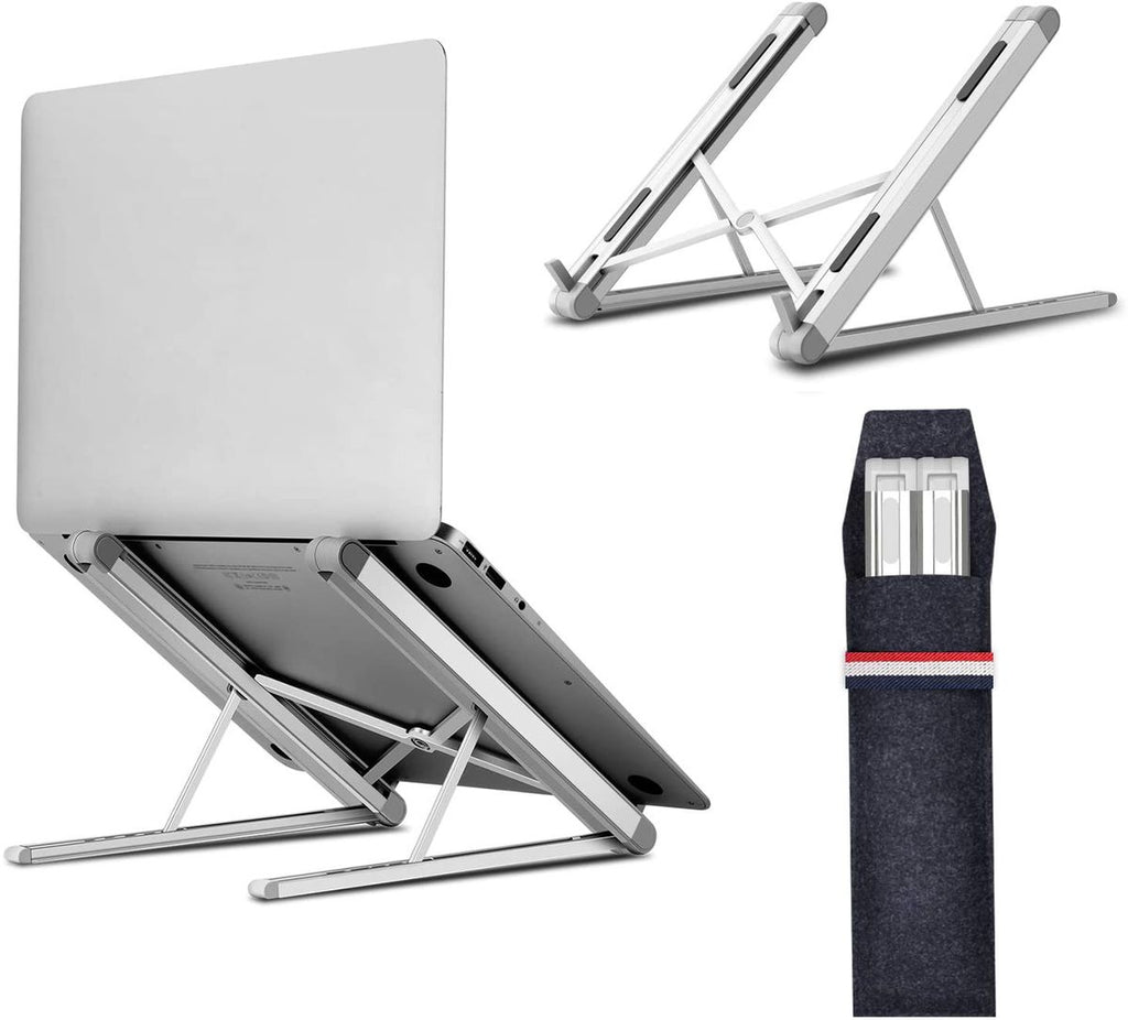 Portable Adjustable Foldable Laptop and Tablet Stand - Silver_7