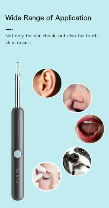 Ear Sticks Endoscope Ear Picker Tool Set - Black