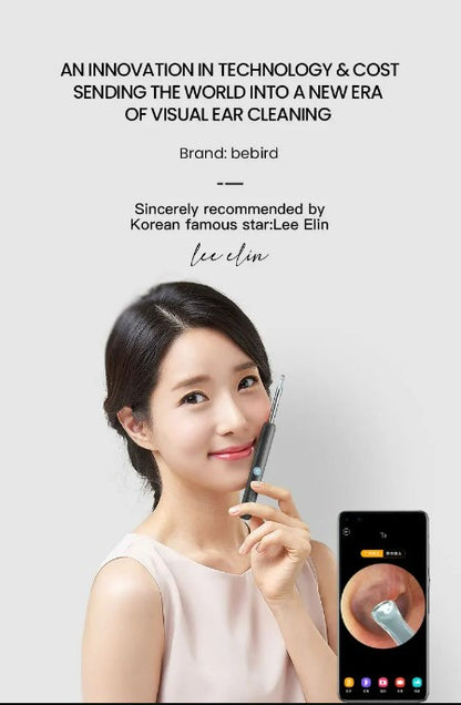 Ear Sticks Endoscope Ear Picker Tool Set - Black